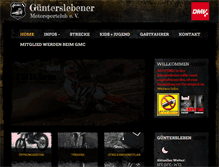 Tablet Screenshot of gmc-guentersleben.de